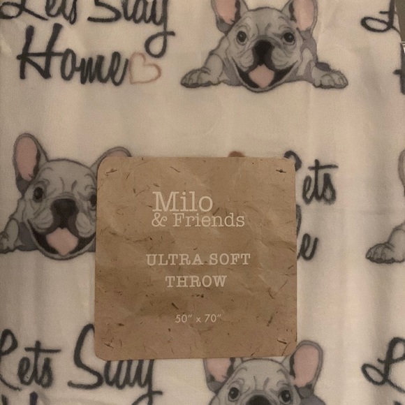 BRAND NEW FRENCHIE BLANKET Blankets Throws